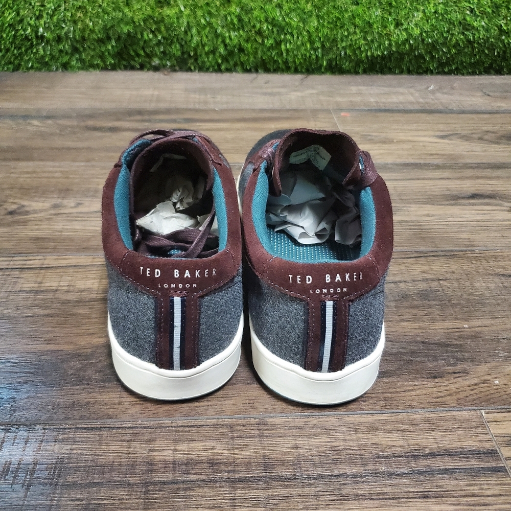 TED BAKER 'Minem' low-top wool finish trainers - Picture 5 of 7